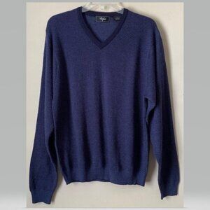 Dark Blue V-Neck Sweater